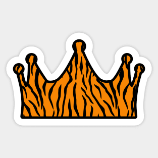 a tiger king Sticker